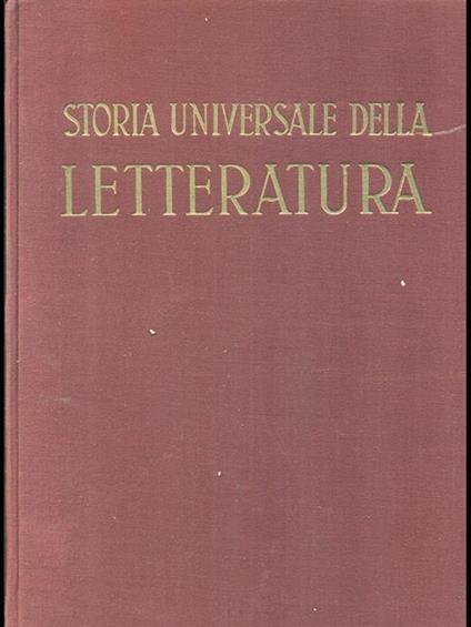 Storia universale della letteratura. 7 volumi - Giacomo Prampolini - copertina