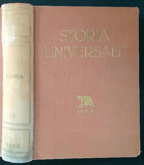 Storia universale vol II - Roma Antica II l'impero