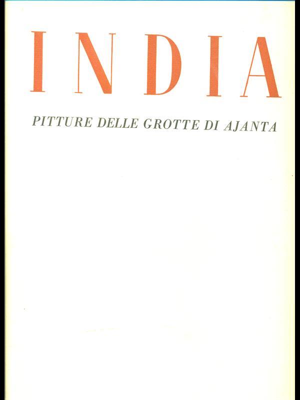 India. Pitture delle grotte di Ajanta