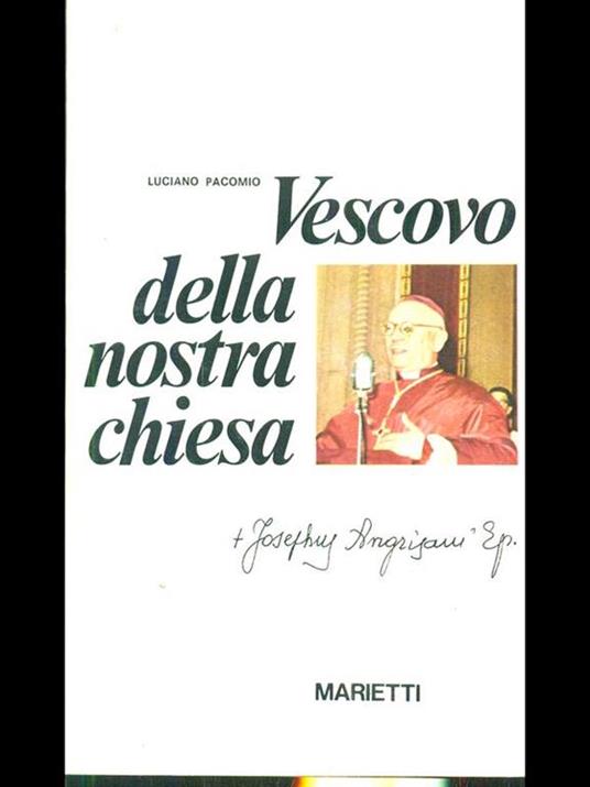Vescovo della nostra Chiesa - Luciano Pacomio - copertina