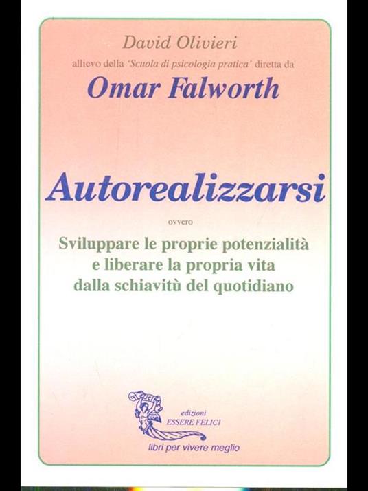 Autorealizzarsi - copertina