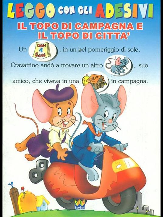 Il topo di campagna e il topo di città - copertina