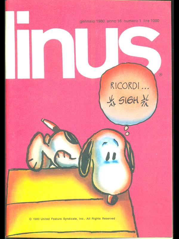 Linus gennaio 1980 anno 16/ numero1