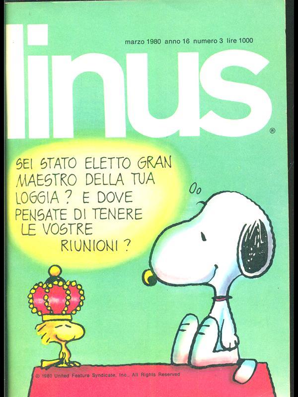 Linus marzo 1980 anno 16 /numero 3