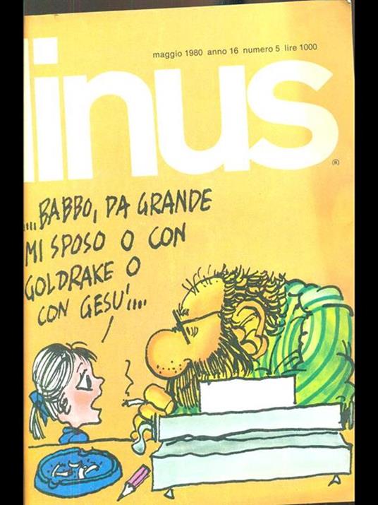 Linus maggio 1980 anno 16 /numero 5 - copertina