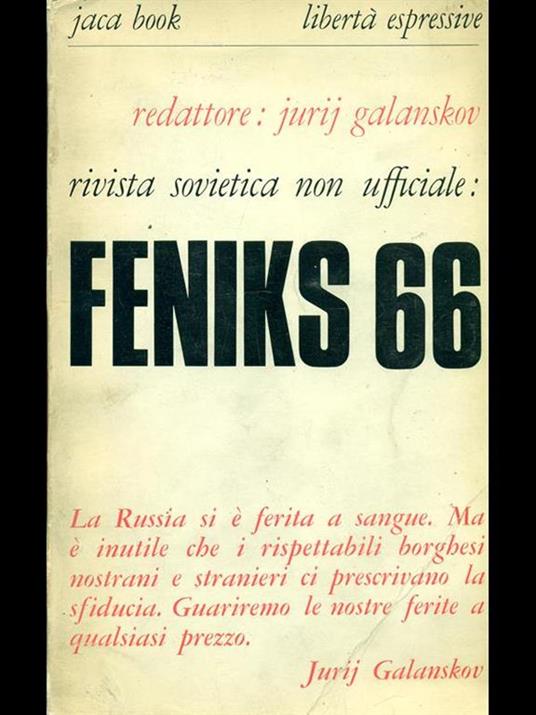 Feniks '66 - copertina