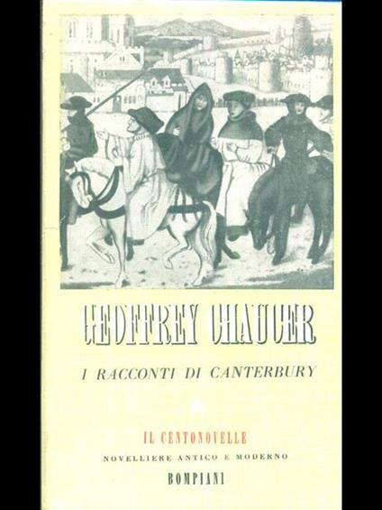 I racconti di Canterbury - Geoffrey Chaucer - copertina