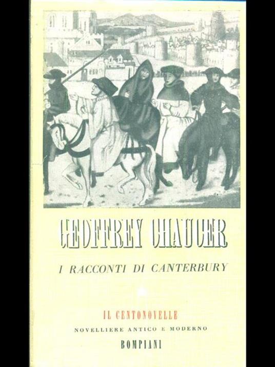 I racconti di Canterbury - Geoffrey Chaucer - copertina