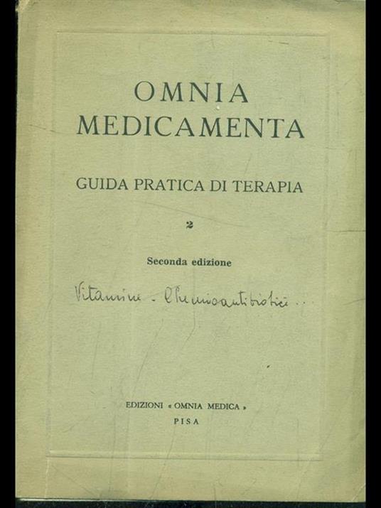 Guida pratica di terapia: Omnia medicamentavol. 2 - copertina