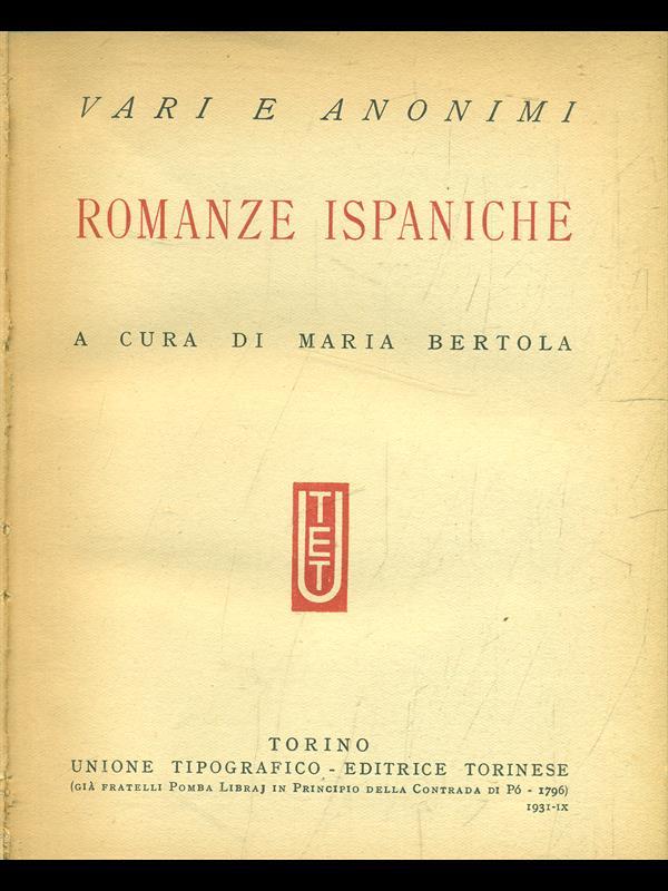 Romanze ispaniche