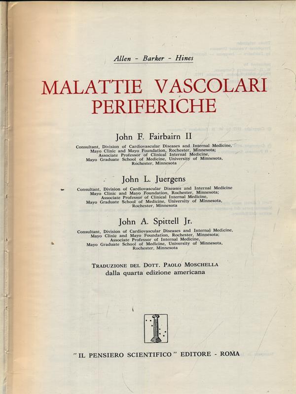 Malattie vascolari periferiche