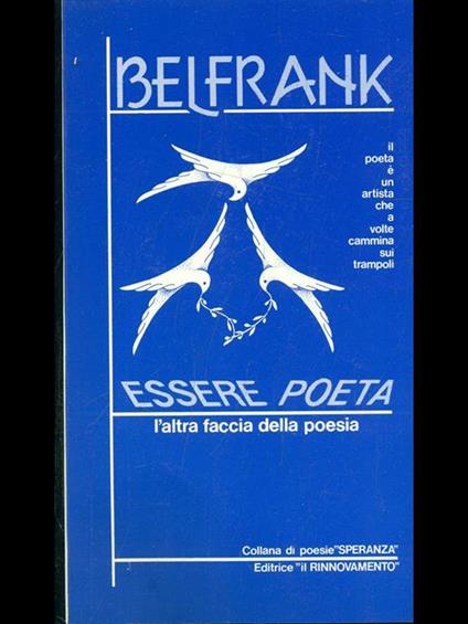 Essere poeta - Belfrank - copertina