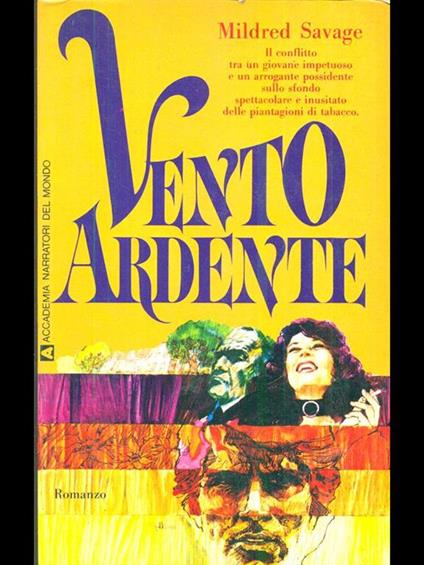 Vento ardente - Mildred Savage - copertina