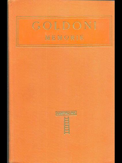 Memorie. Vol. I - Carlo Goldoni - copertina