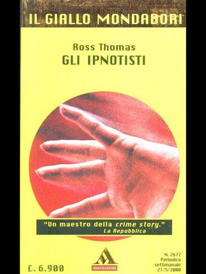 Gli ipnotisti - Ross Thomas - copertina