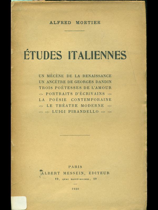 Études Italiennes