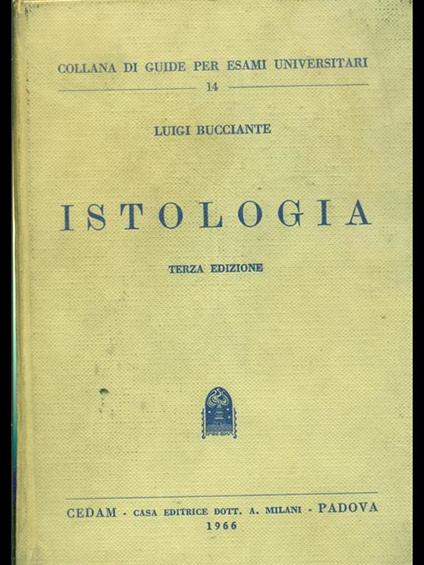 Istologia - Luigi Bucciante - copertina