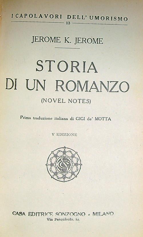 Storia di un romanzo