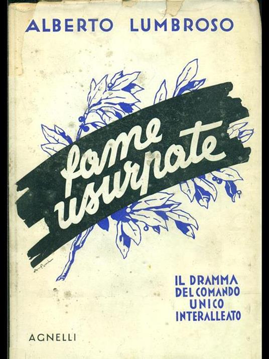 Fame usurpate - Alberto Lumbroso - copertina