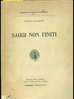 Saggi non finiti