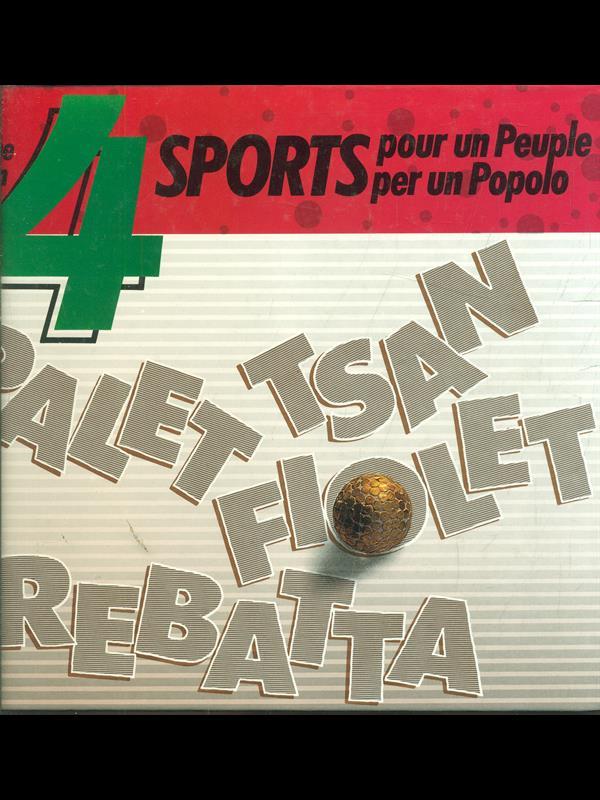 sports pour un peuple- per un popolo