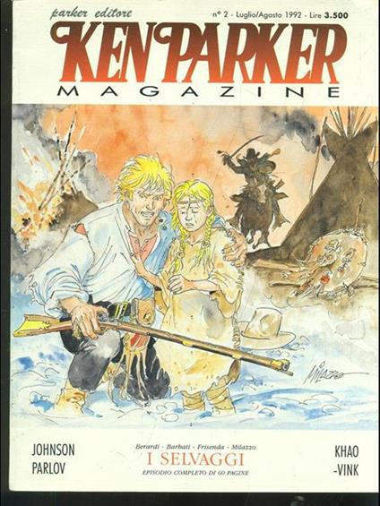 Ken Parker magazine I selvaggi - copertina