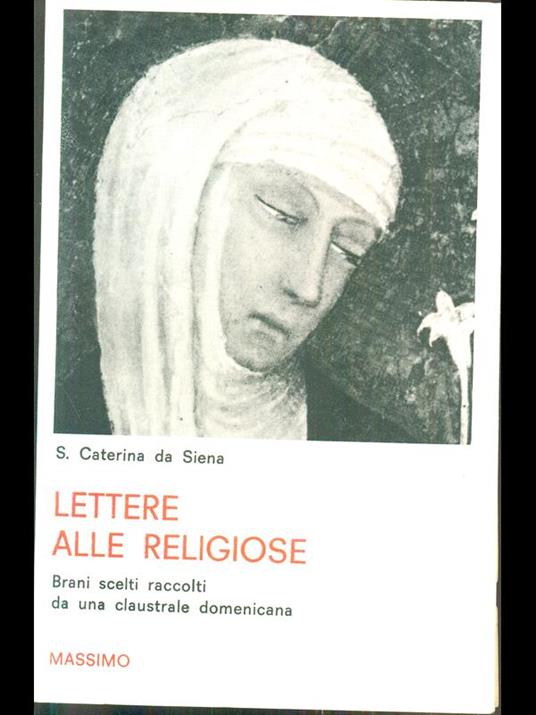 Lettere alle religiose - Caterina Da Siena - copertina