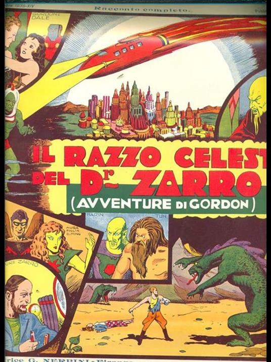 Il ragazzo celeste del Dr. Zarro (avventure di Gordon) Dicembre 1935-XIV Copia anastatica - copertina