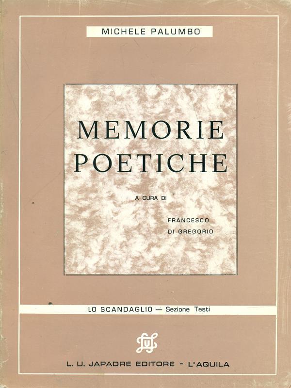 Memorie poetiche