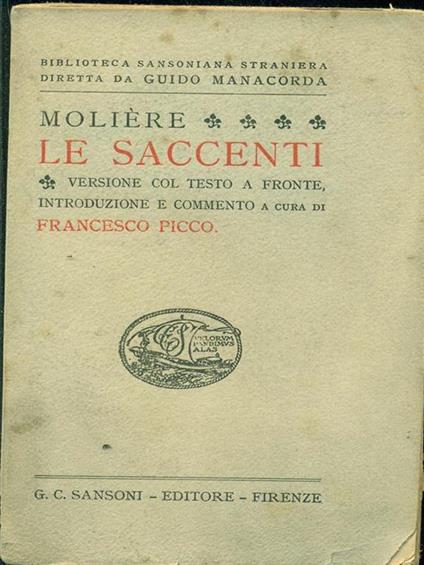 Le saccenti - Molière - copertina
