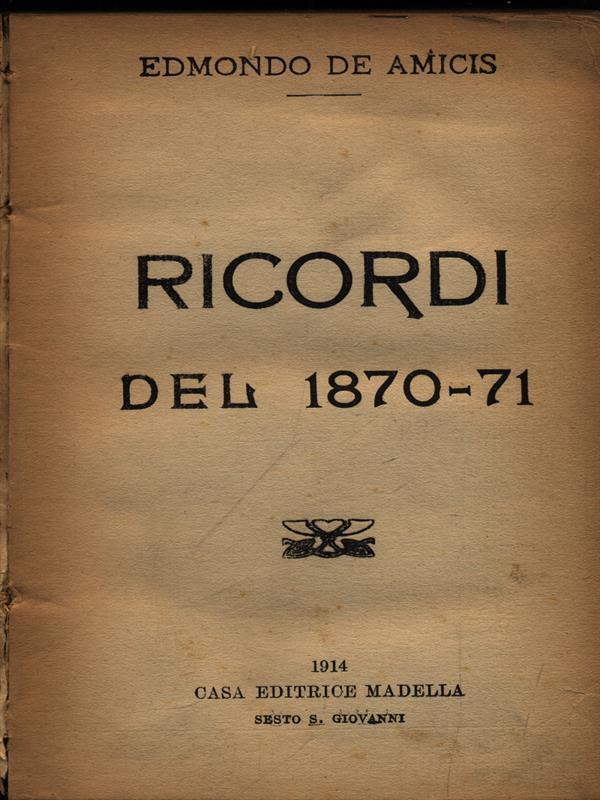 Ricordi del 1870-71