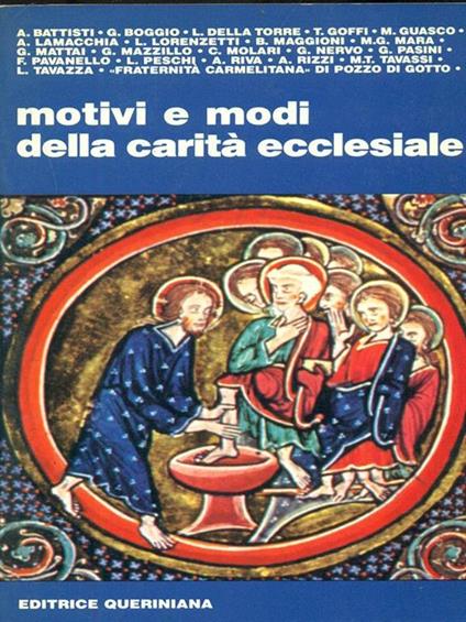Motivi e modi della carita ecclesiale - copertina