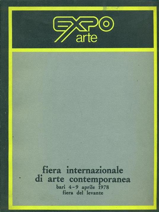 Expo Arte 1978 - copertina