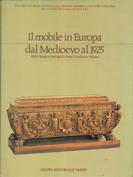 Il mobile in Europa dal Medioevo al 1925 - copertina