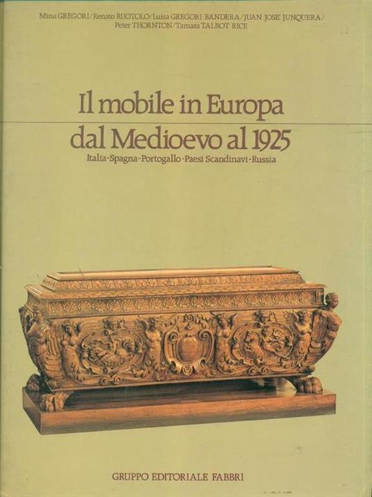 Il mobile in Europa dal Medioevo al 1925 - copertina