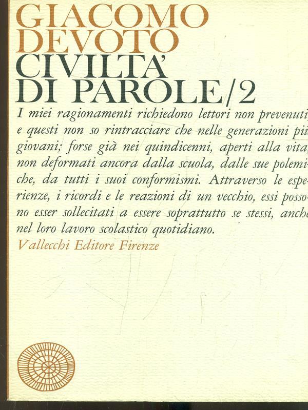 Civiltà di parole Vol. 2