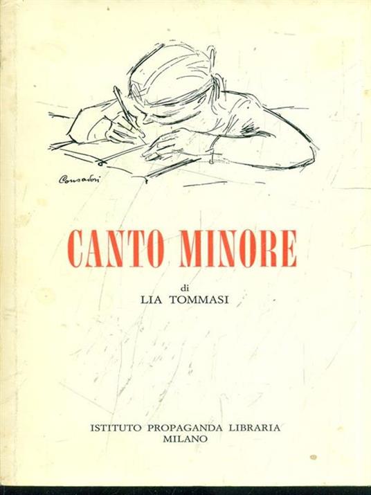 Canto minore - Lia Tommasi - copertina