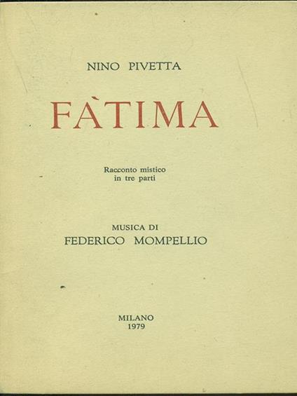 Fatima - Nino Pivetta - copertina