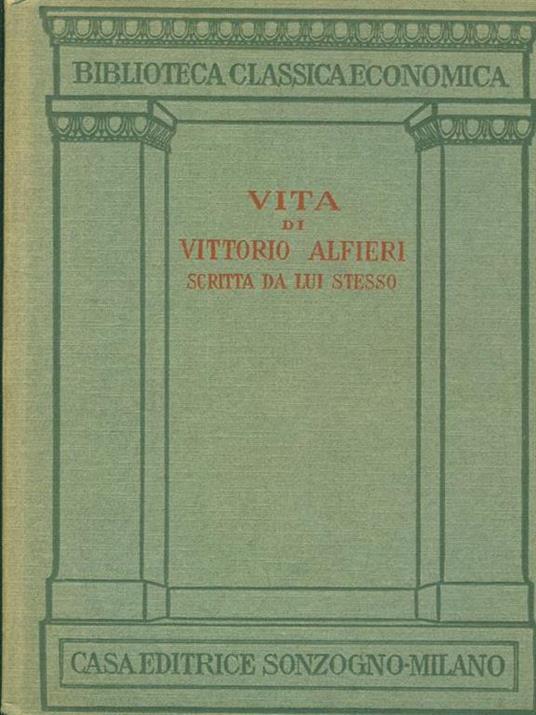 Vita di Vittorio Alfieri - Vittorio Alfieri - copertina