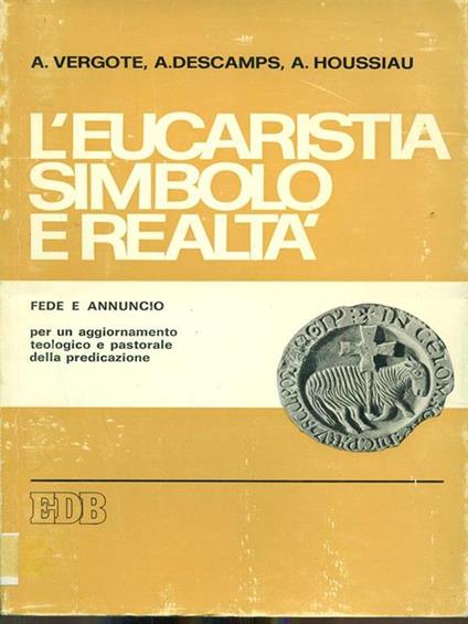 L' eucaristia simbolo e realta - copertina