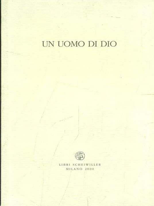 Un uomo di Dio - copertina