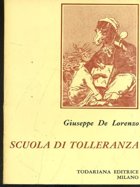 Scuola di tolleranza - copertina
