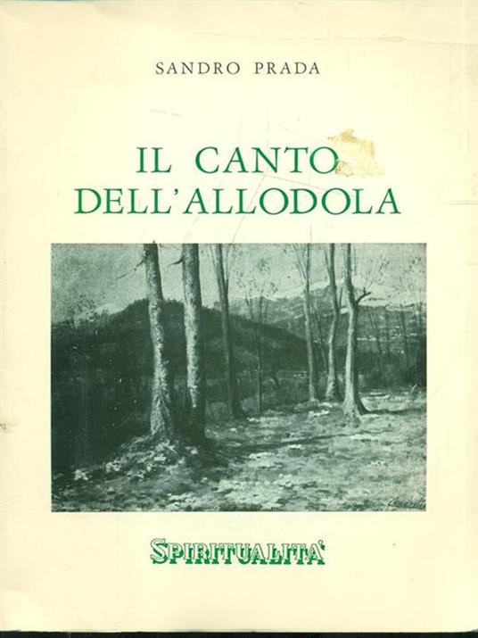 Il canto dell'allodola - Sandro Prada - copertina