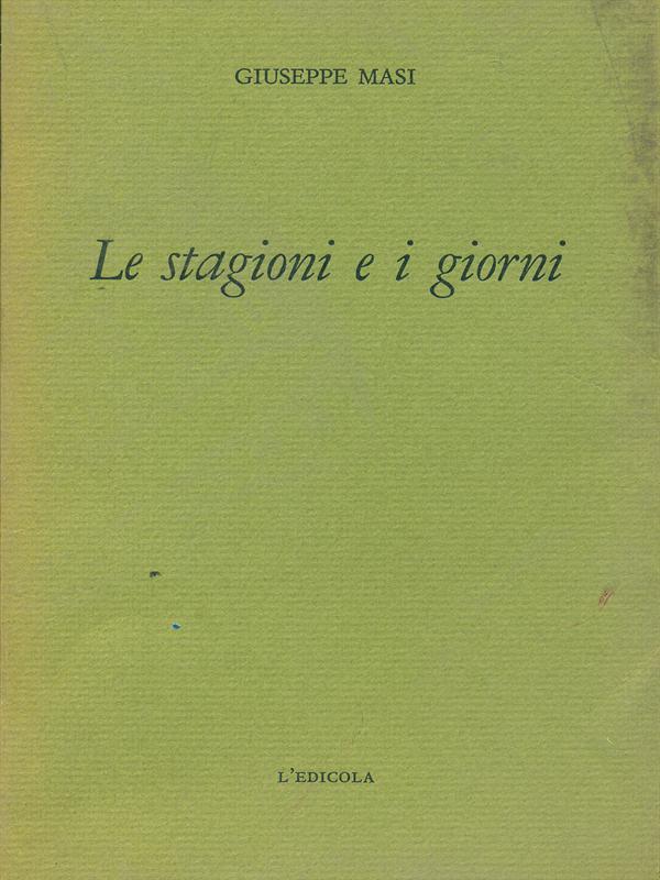 Le stagioni e i giorni