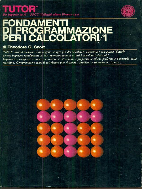Fondamenti di programmazione per i calcolatori/1
