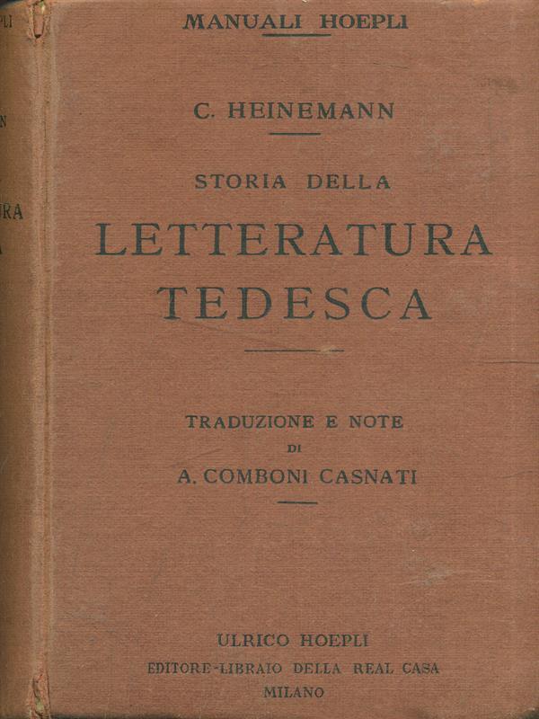 Storia della letteratura tedesca