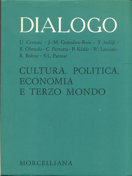 Dialogo: cultura, politica, economia e Terzo Mondo - copertina