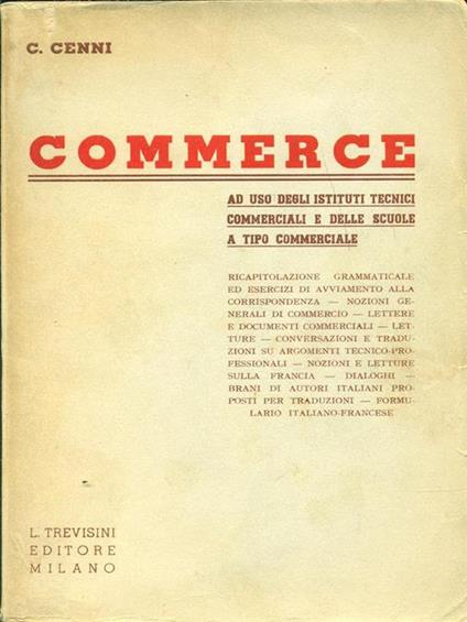 Commerce - Clara Cenni - copertina