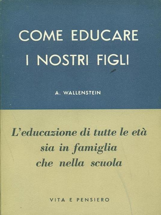 Come educare i nostri figli - copertina