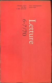 Letture 6-7/70 - 2